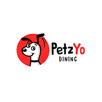PetzYo Dining concept — compact stacked red-circle mark